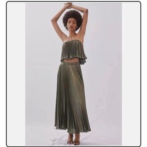Philosophy Olive Maxi Skirt